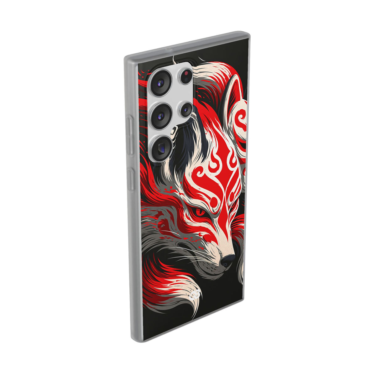 Crimson Kitsune Spirit · Lite Phone Case for Samsung · Red