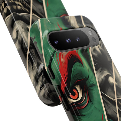 Emerald Oni Grin · Tough Handyhülle für Google Pixel