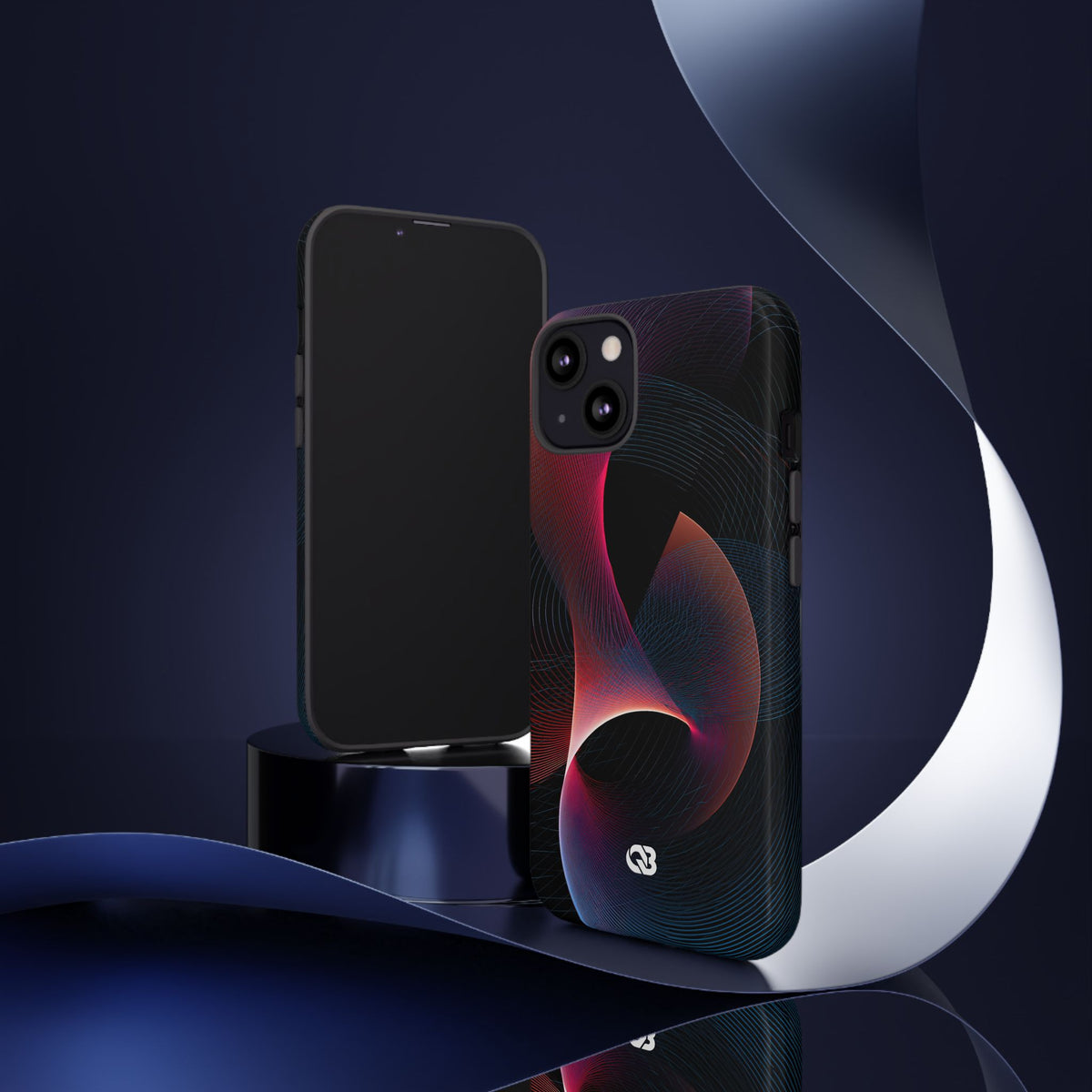 Chromatic Helix · Tough Phone Case for iPhone · Black