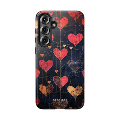 Golden Hearts Network Samsung S25 Plus Case - Tough