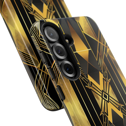 Golden Diamond Radiance Samsung S25 Plus Cover - Tough