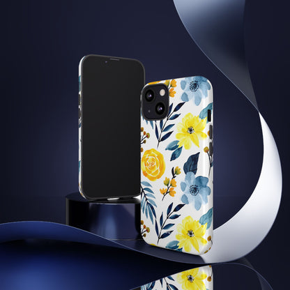 Golden Bloom iPhone 13 Case - Tough