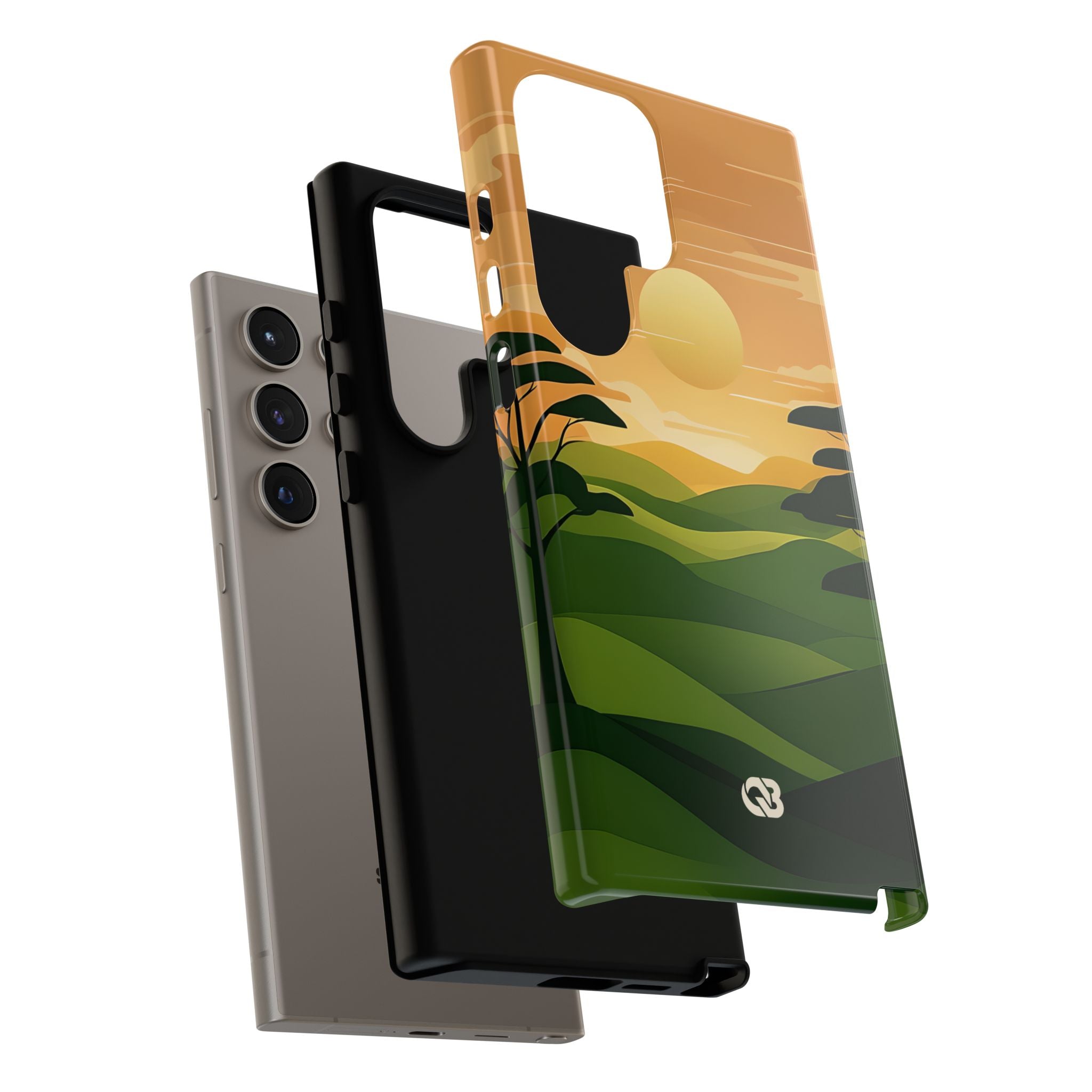 Verdant Horizon Sun · Tough Coque de téléphone pour Samsung