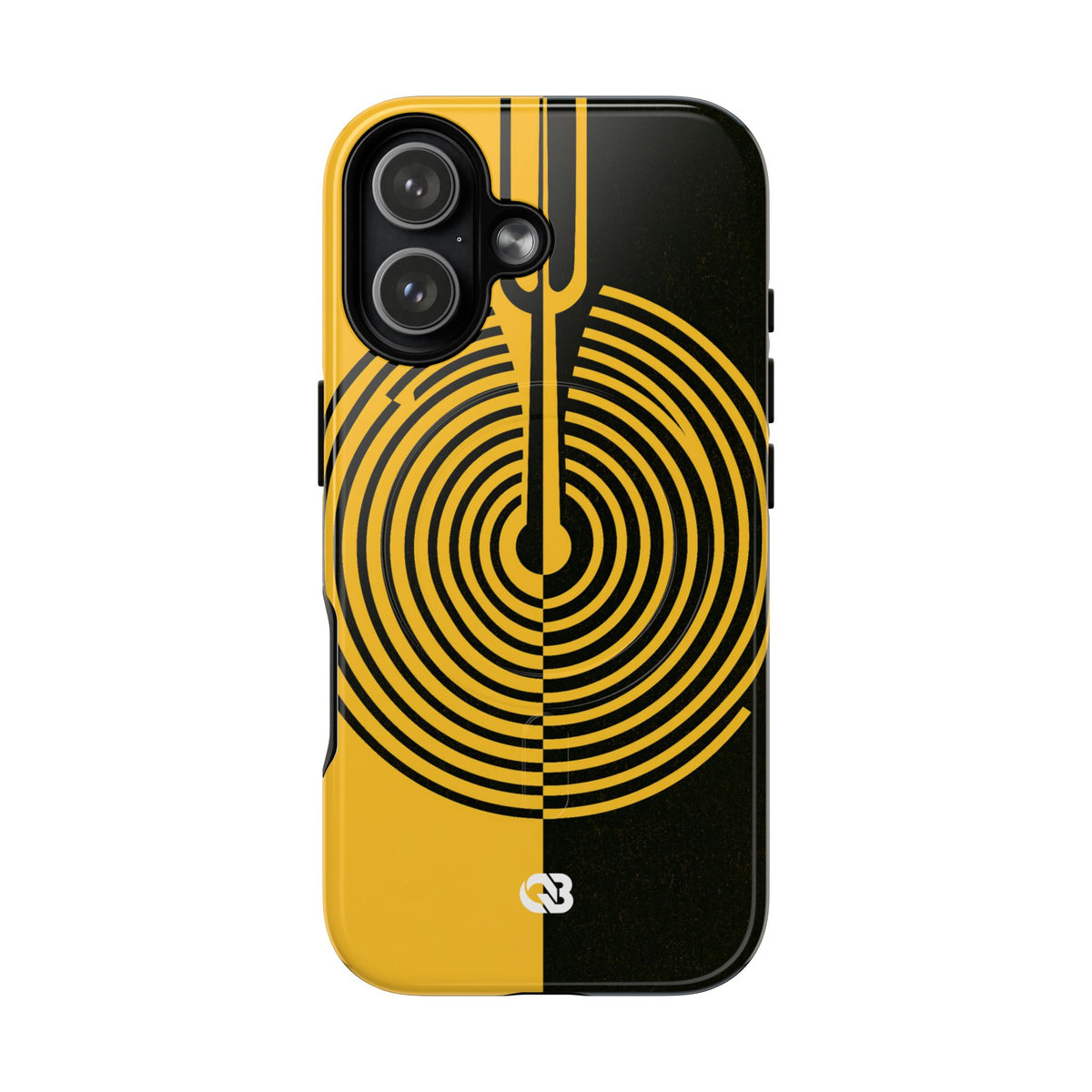 Orbital Resonance · Tough 2.0 Magnetic Phone Case for iPhone · Yellow