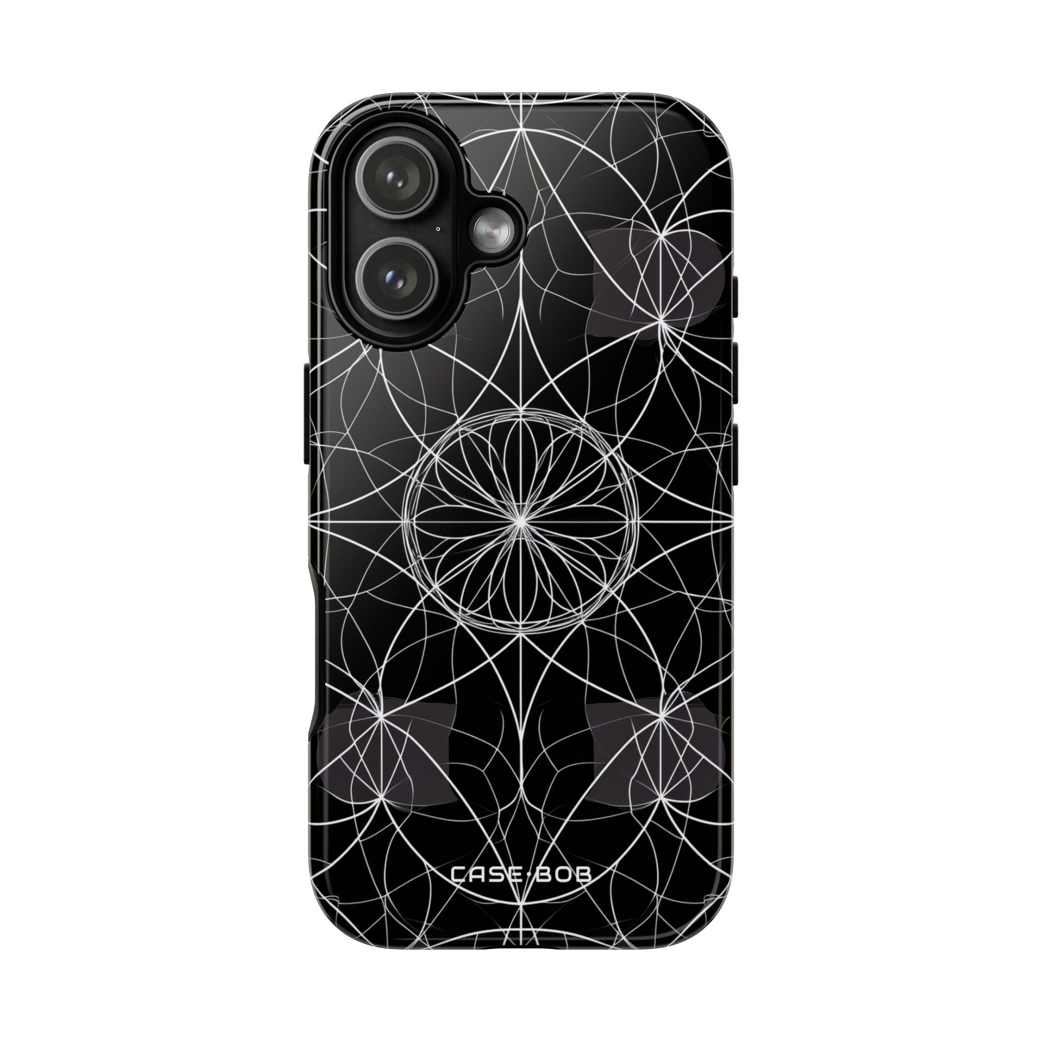 Radiant Petal Orbit iPhone 17 Case - Tough - CASE•BOB