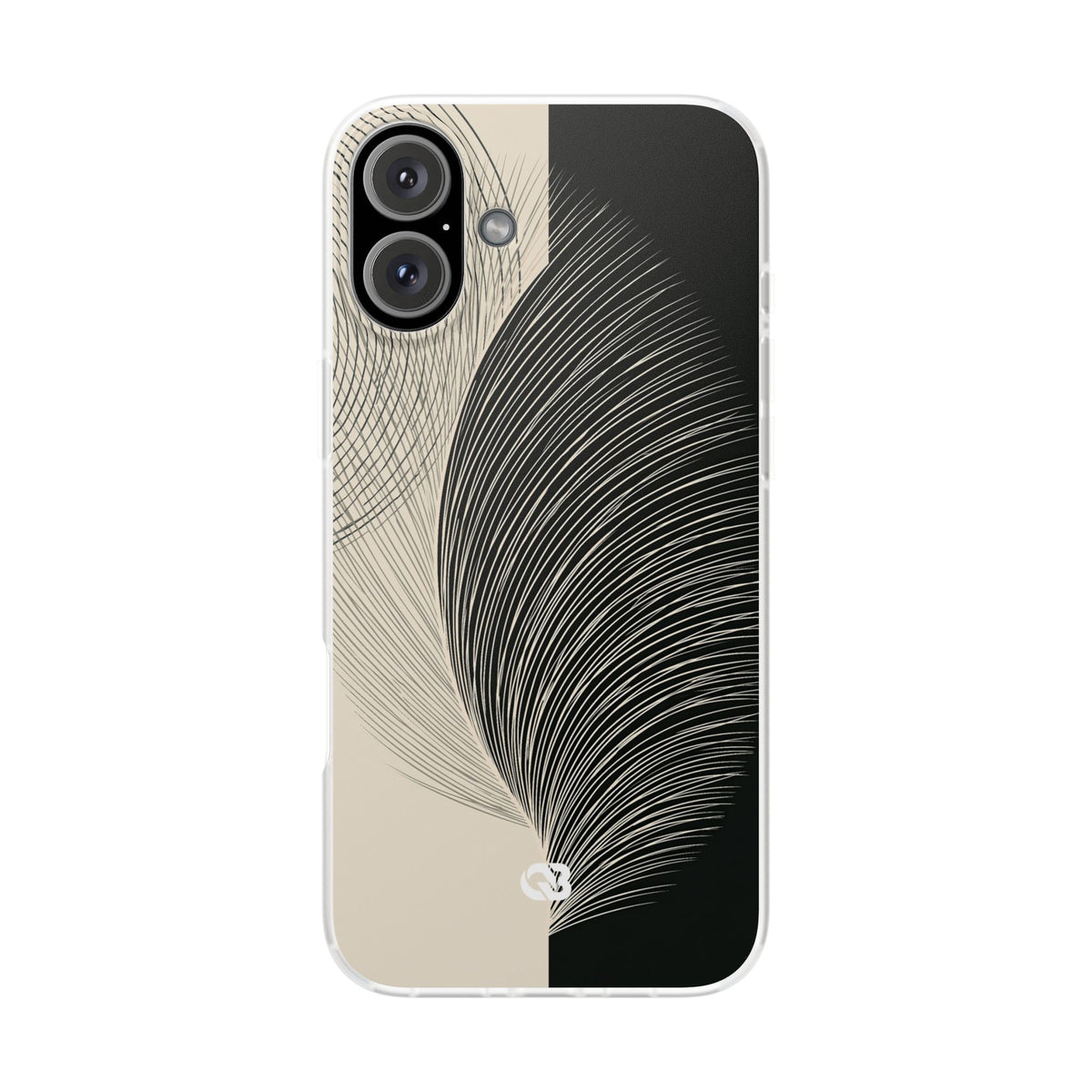 Minimal Frond Study · Lite Phone Case for iPhone ·  Black