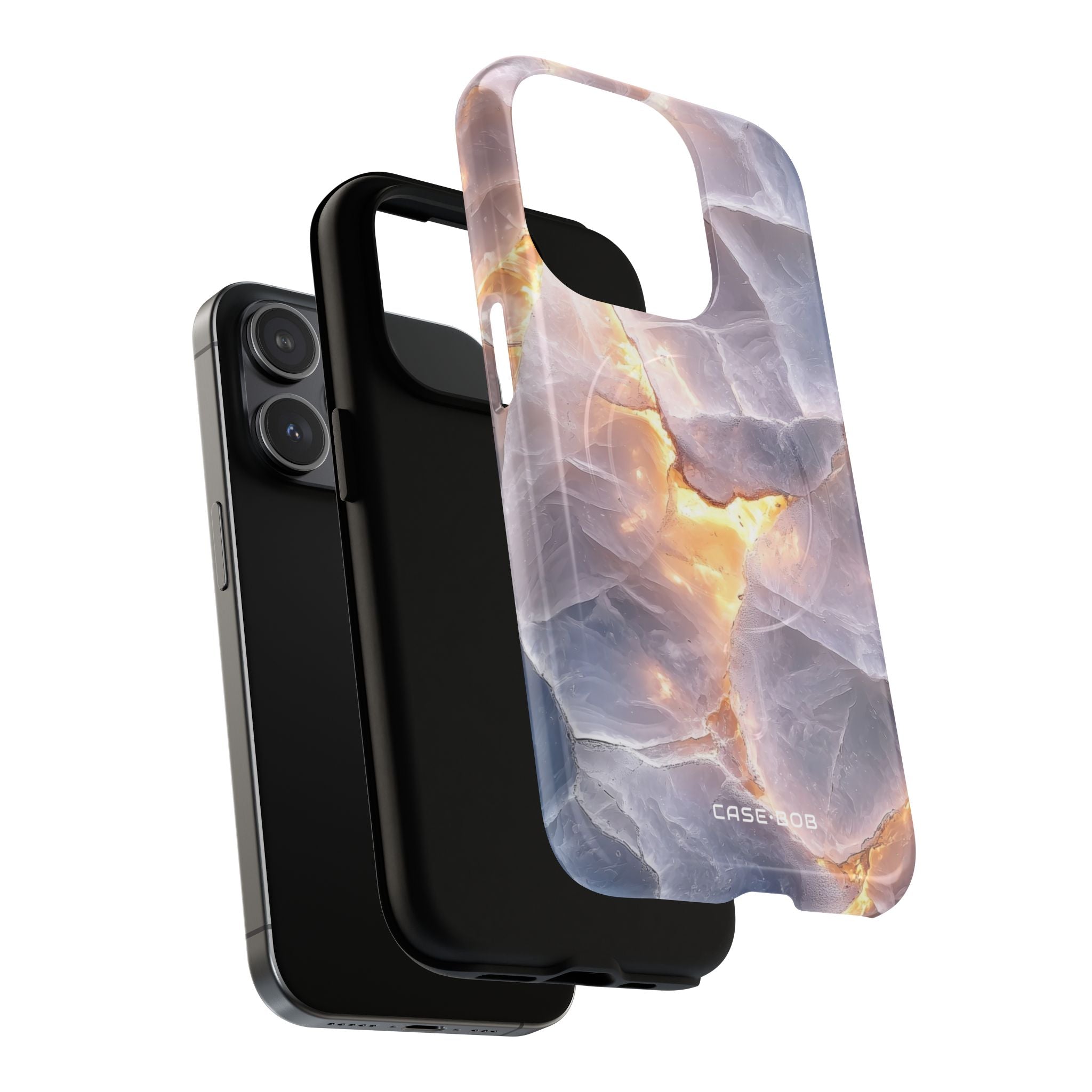 Crystal Veins iPhone 15 Pro Cover - Tough+