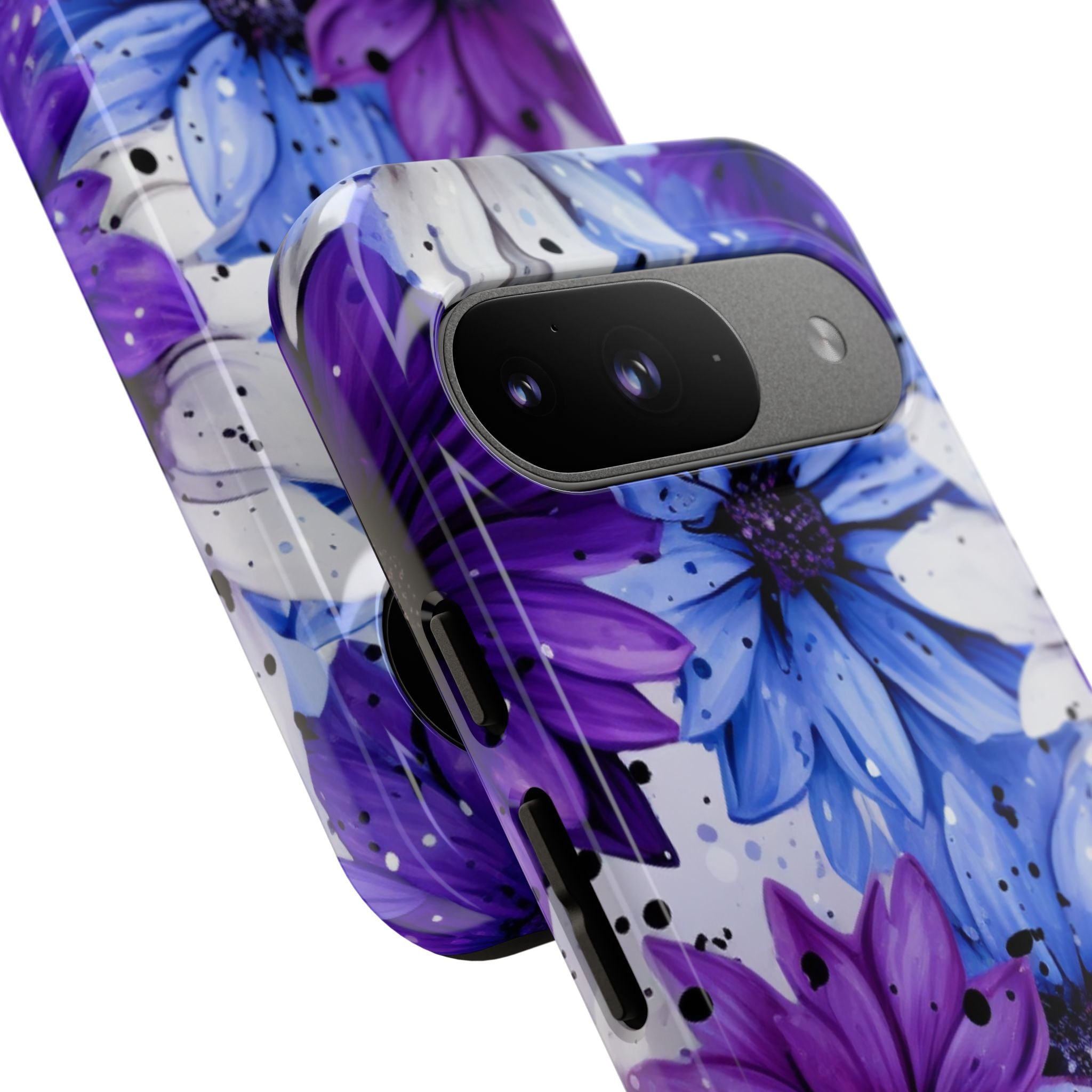 Ink Splatter Blooms · Tough Phone Case for Google Pixel