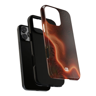 Caldera Ridge · Tough Phone Case for iPhone · Orange