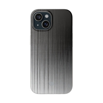 Grey Lite Phone Case for iPhone - Static Vertical Dither