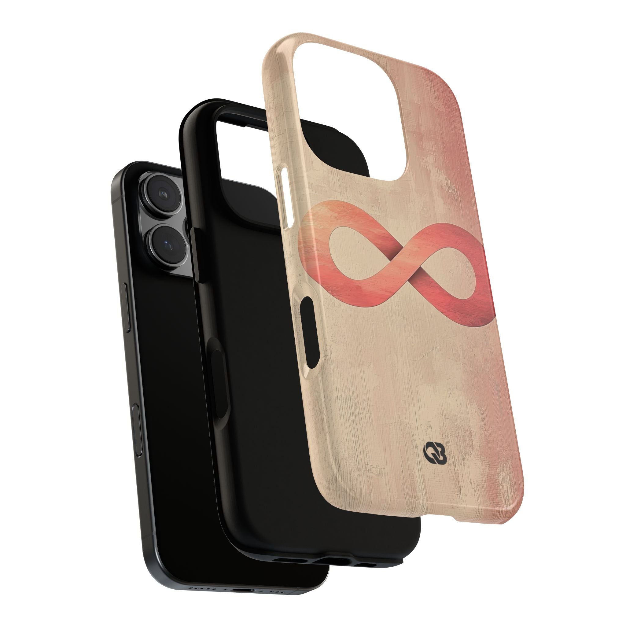 Terracotta Infinity Stroke · Tough Phone Case for iPhone