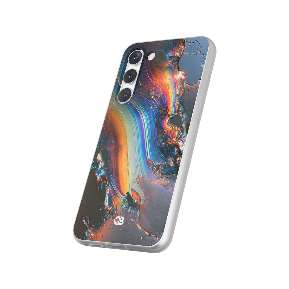 Prismatic Aura Flow · Lite Phone Case for Samsung · Blue