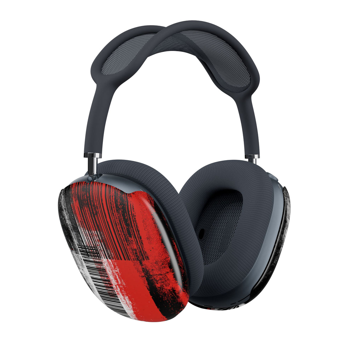Distorted Barcode · Hard Case for AirPods Max · Black