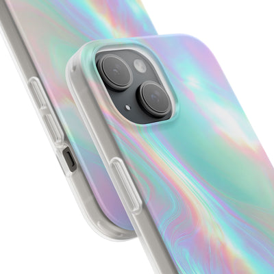 Prismatic Liquid Light · Lite Phone Case for iPhone ·  Teal