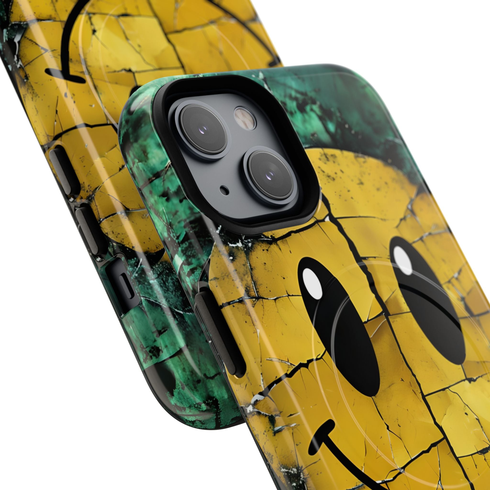 Fractured Yellow Grin · Tough+ Magsafe