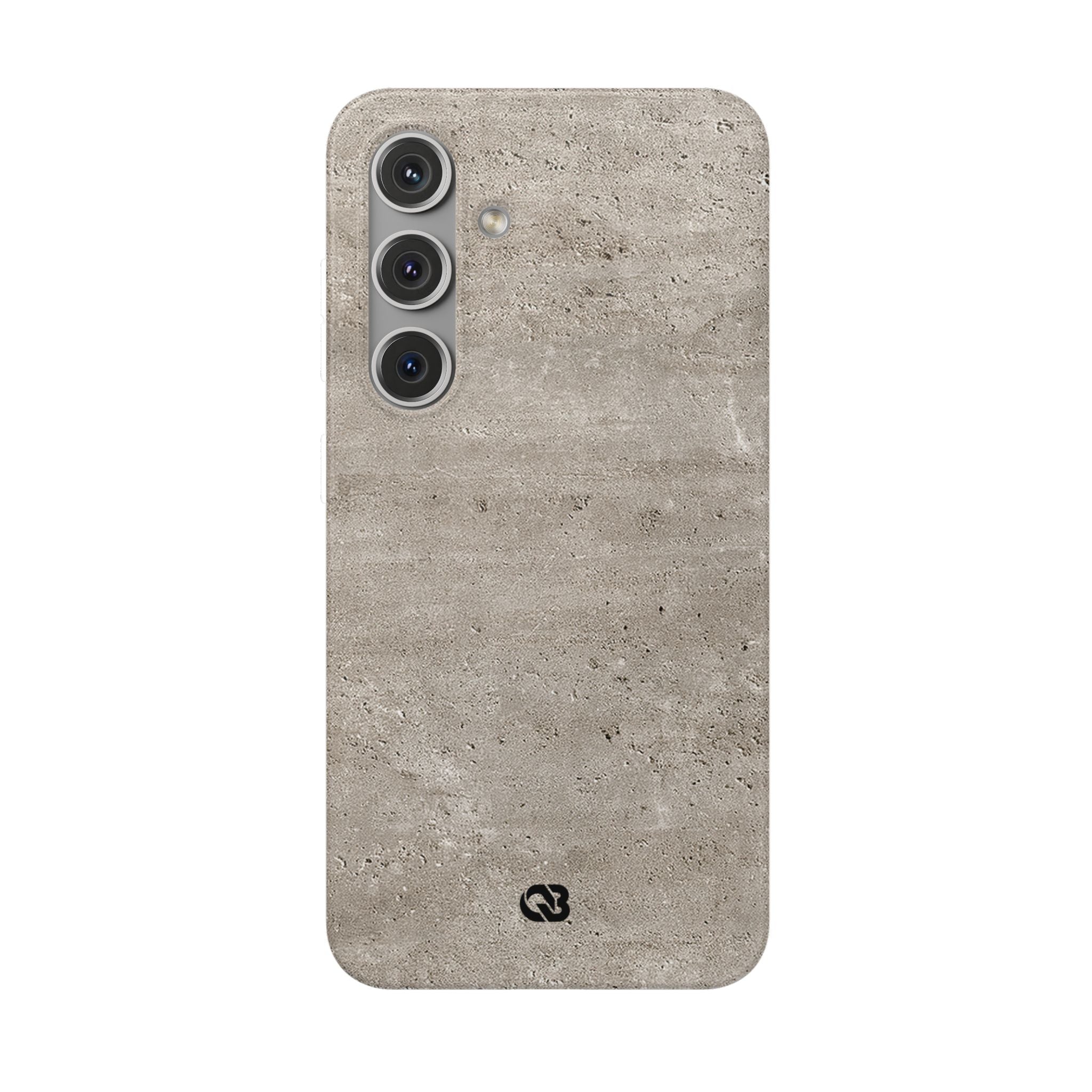 Grey Lite Phone Case for Samsung - Brutalist Stone Grit
