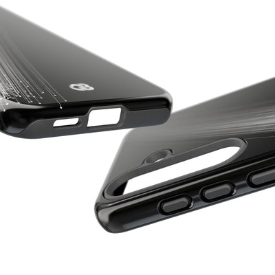 Black Tough Phone Case for Samsung - Linear Velocity Beam