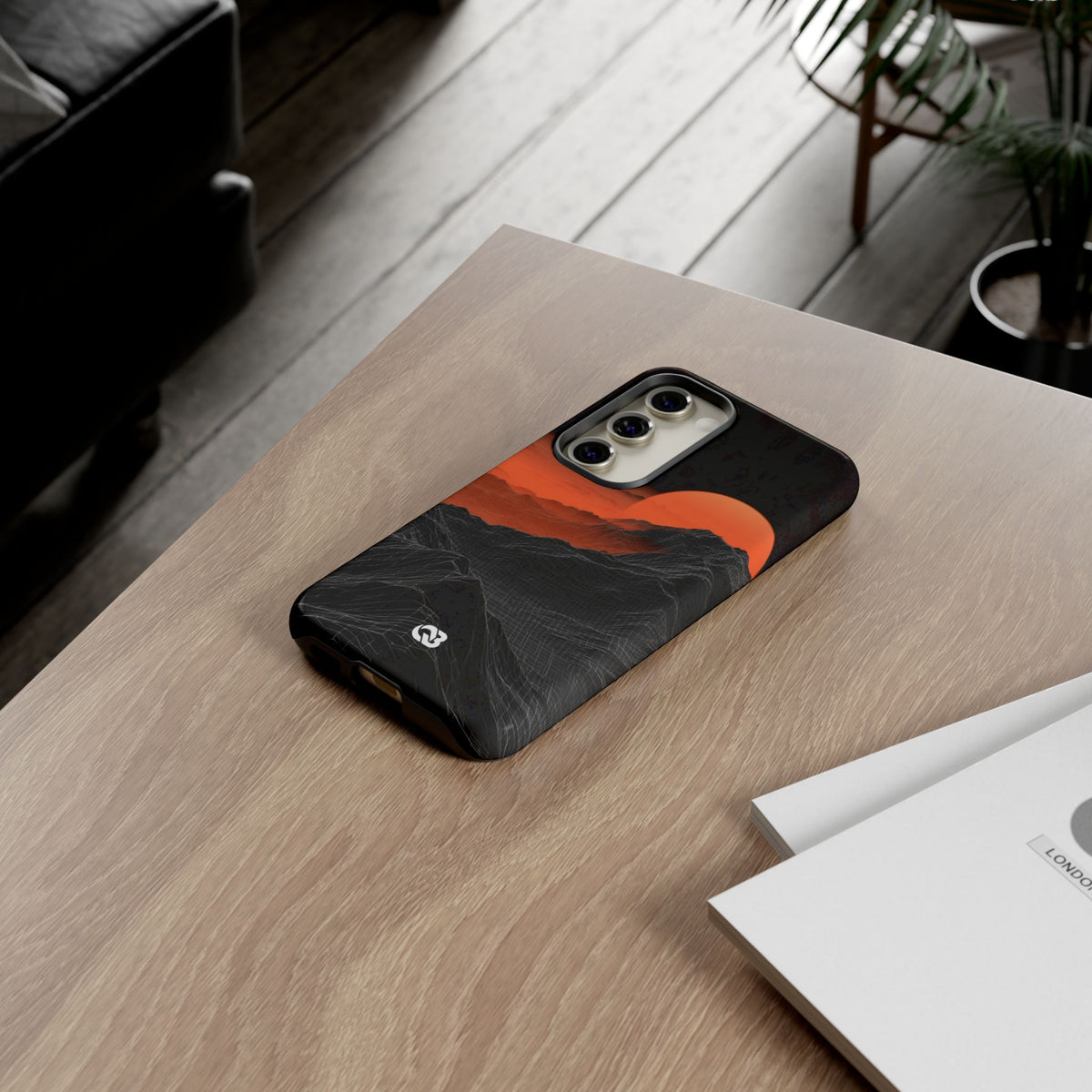 Solar Ridge Mesh · Tough Phone Case for Samsung · Black