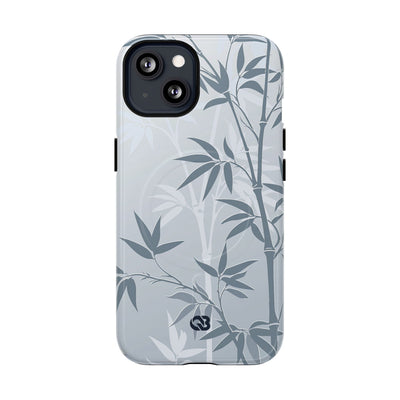 Misty Bamboo Grove · Tough 2.0 Magnetic Phone Case for iPhone · Blue