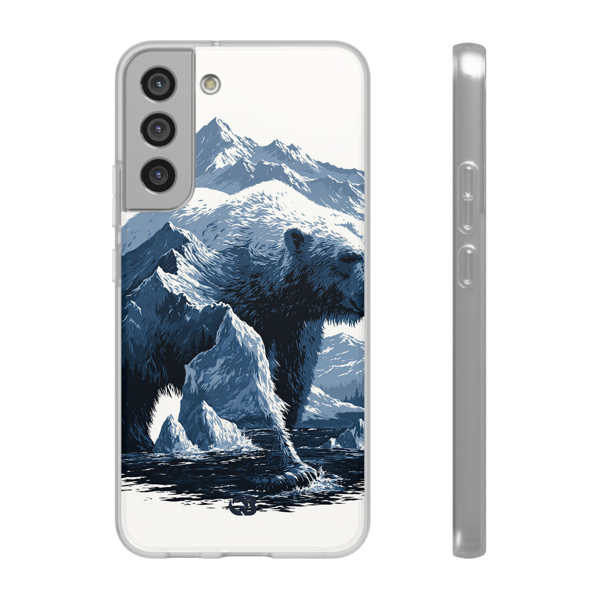 Fjord Summit Bear · Lite Phone Case for Samsung · Blue