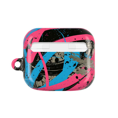 Cyber Splatter Flow · Hard Case for AirPods & AirPods Pro · Pink