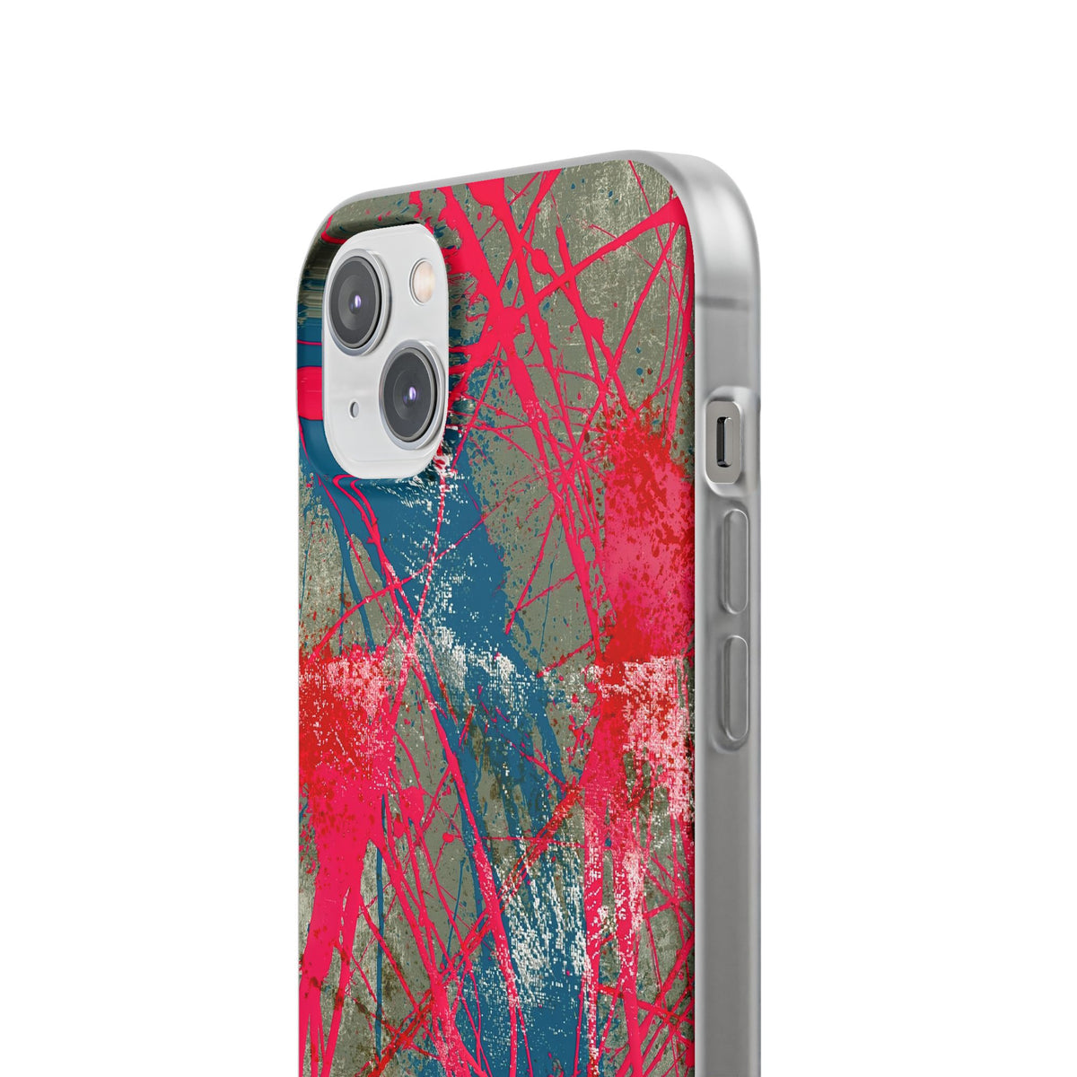 Neon Static Drip · Lite Phone Case for iPhone ·  Pink