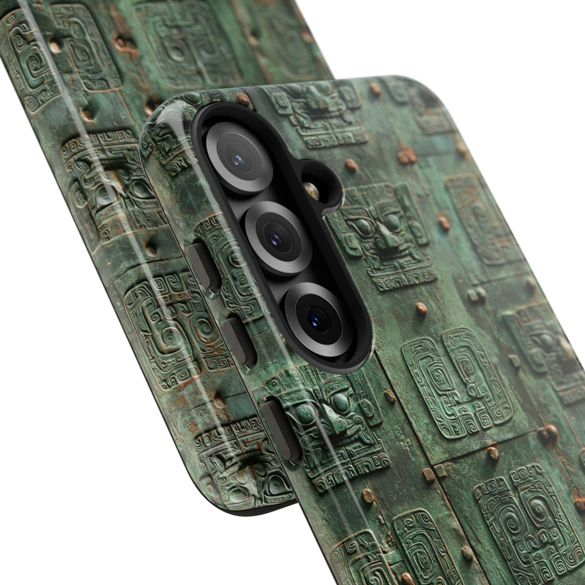 Dynastic Bronze Relief · Tough Phone Case for Samsung · Green