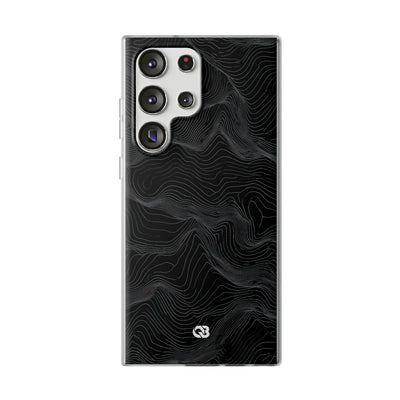 Obsidian Contour Elevation · Lite Phone Case for Samsung · Black