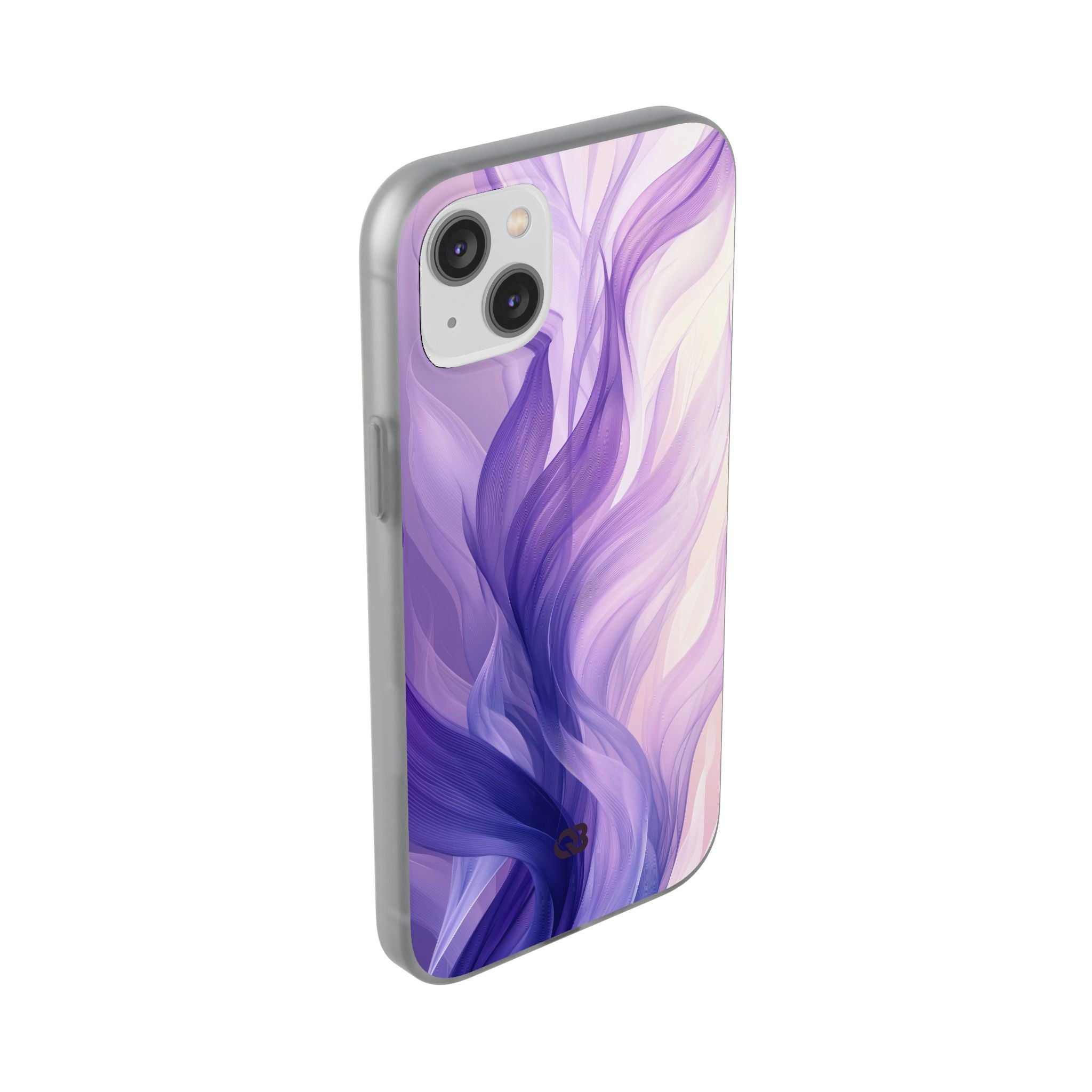 Amethyst Silk Waves · Soft Phone Case for iPhone