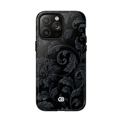 Obsidian Damask · Tough 2.0 Magnetic Phone Case for iPhone · Black