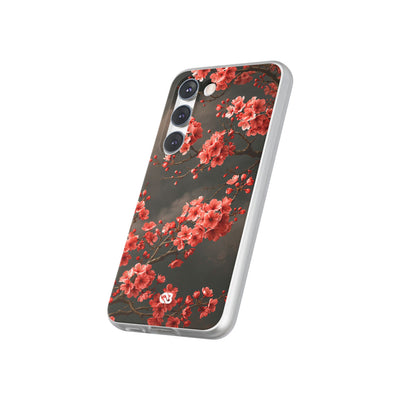 Dark Sakura Nocturne · Lite Phone Case for Samsung · Black