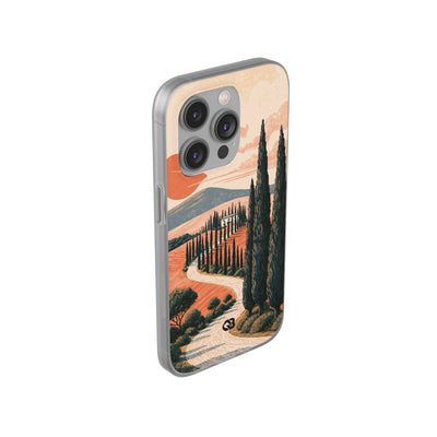 Tuscan Cypress Horizon · Lite Phone Case for iPhone ·  Orange