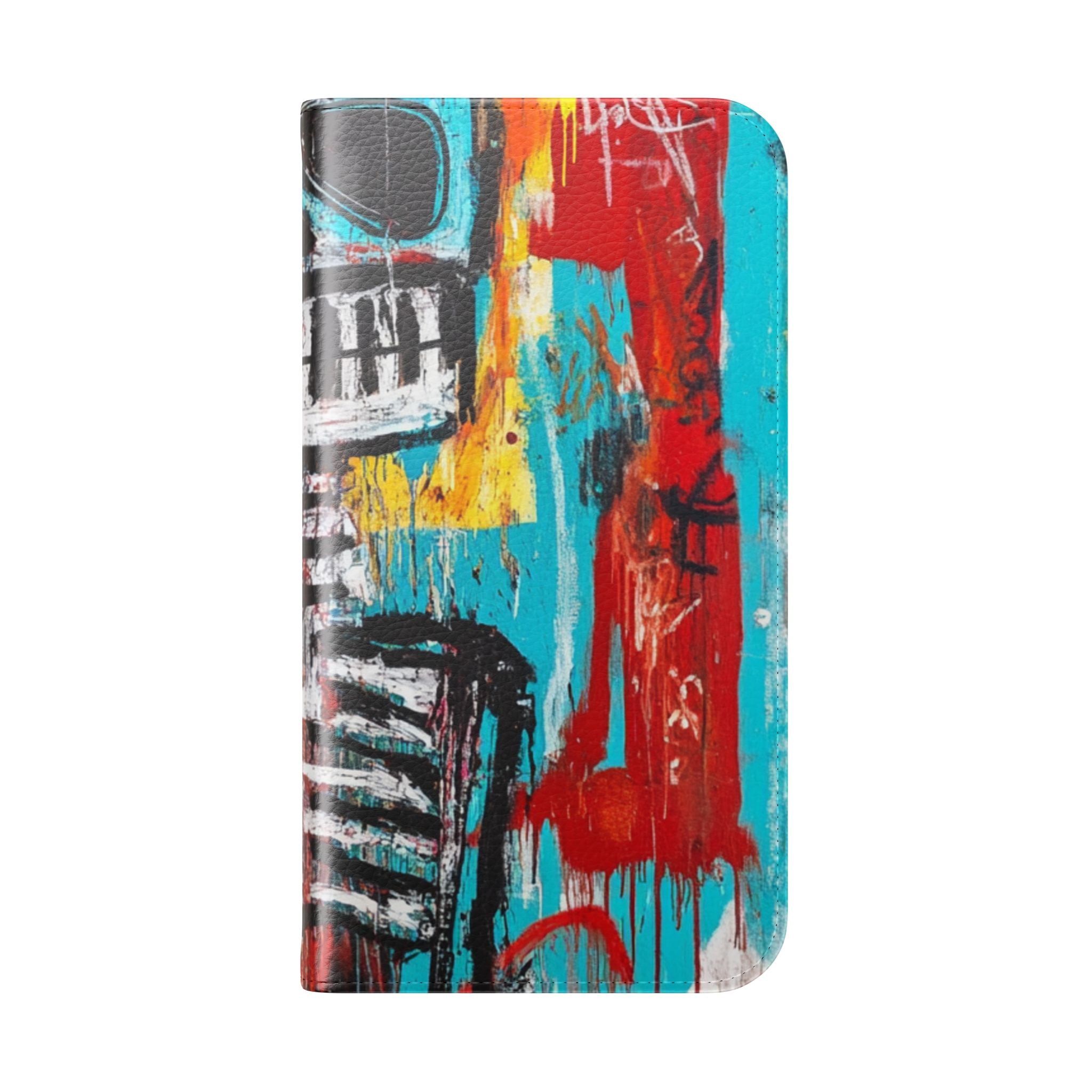 Neon Skull Chaos - iPhone 16  Case - Wallet