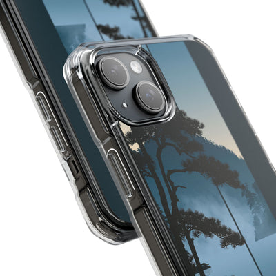 Blue Impact MagSafe Phone Case for iPhone - Kyoto Mist Pine