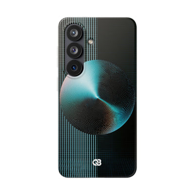 Blue Lite Phone Case for Samsung - Cyan Vector Sphere