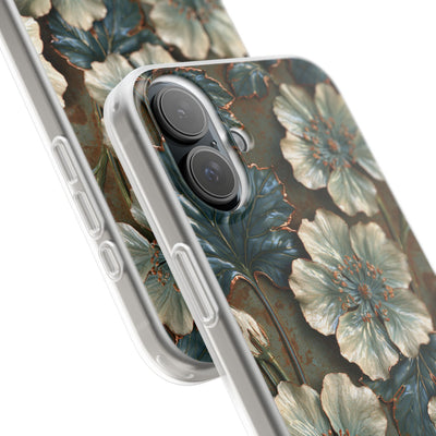 Gilded Blossom Reverie · Lite Phone Case for iPhone ·  Teal