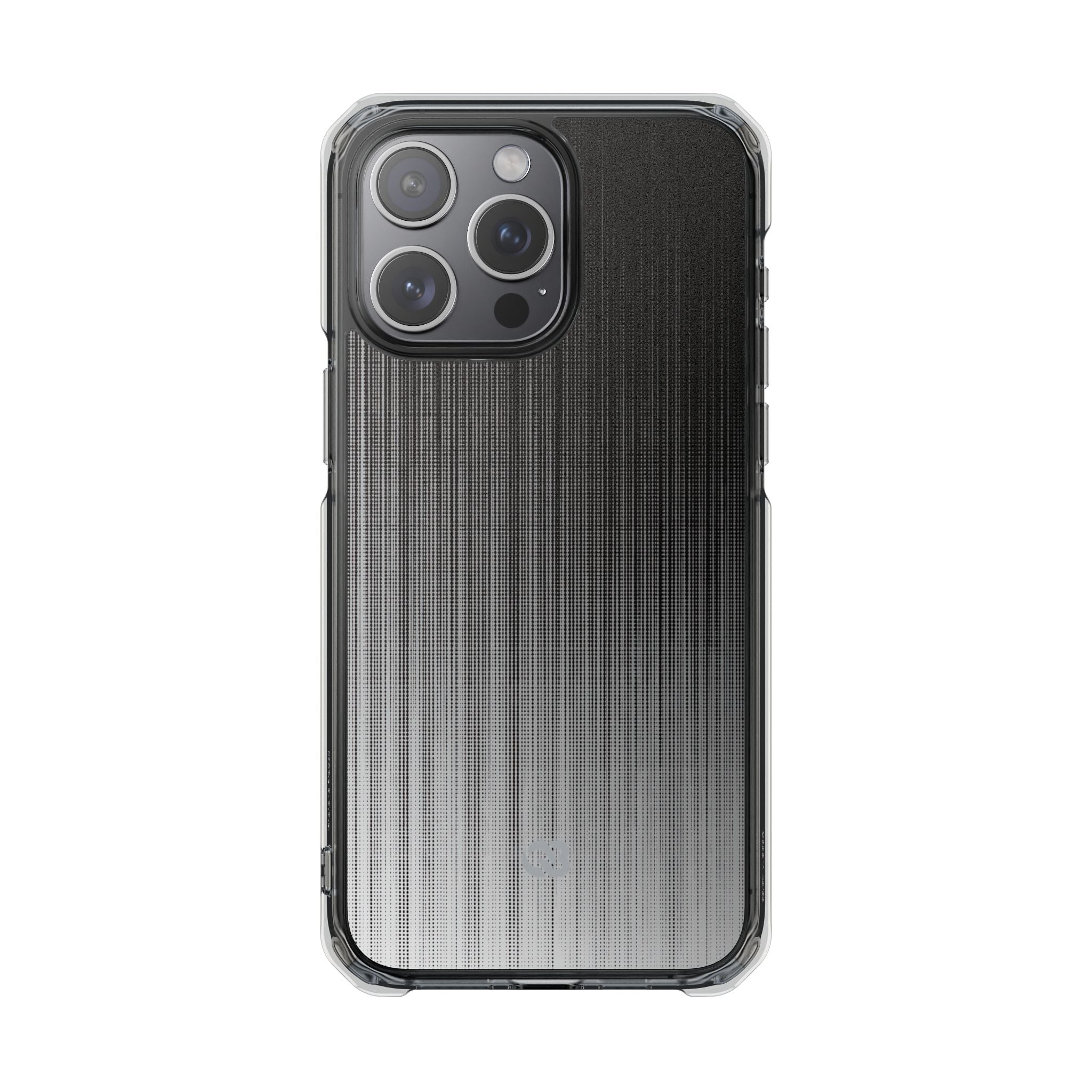 Grey Impact MagSafe Phone Case for iPhone - Static Vertical Dither
