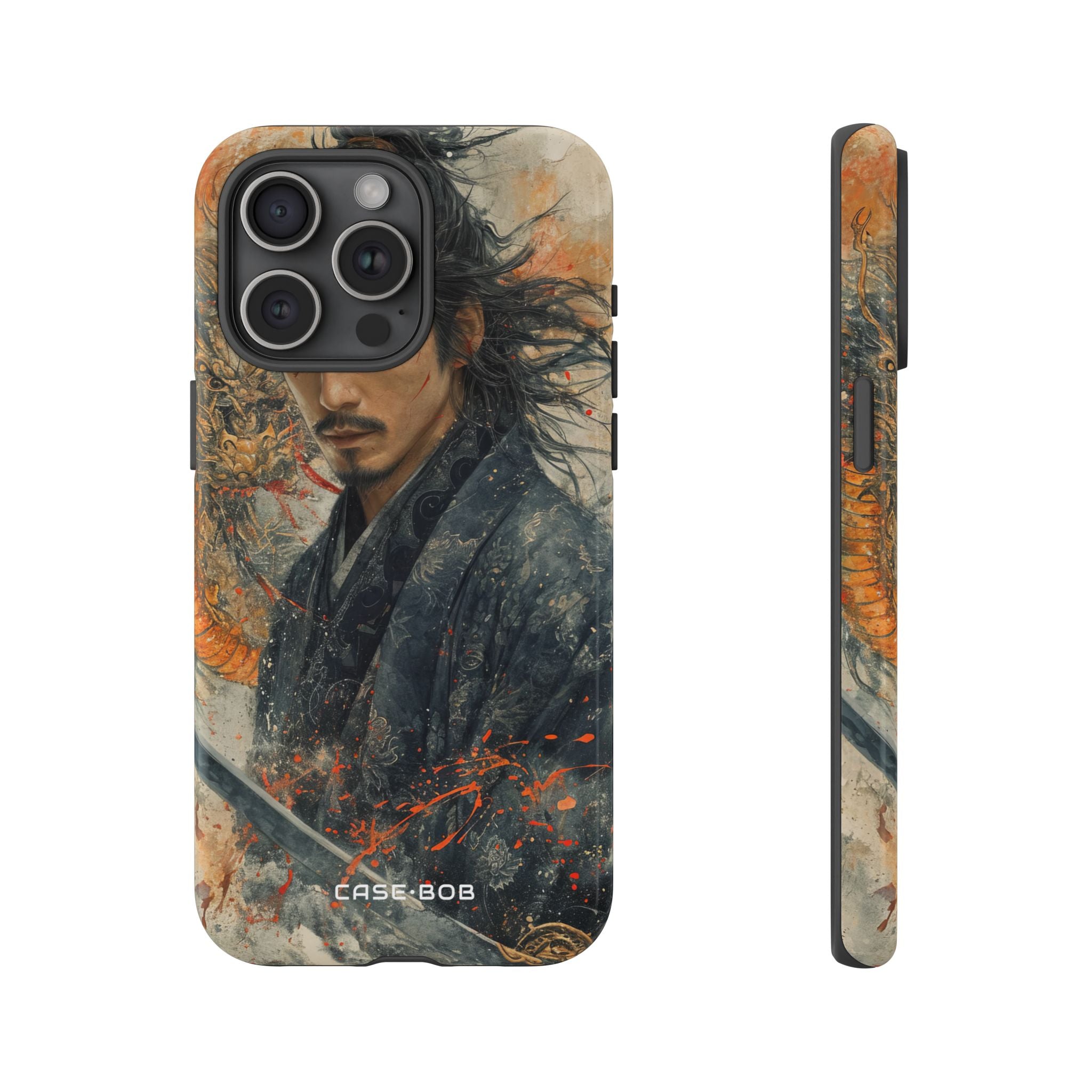 Dragonblade Warrior iPhone 15 Pro Max Cover - Tough