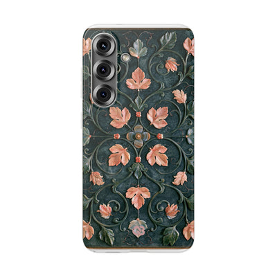 Florentine Rose Arabesque · Lite Phone Case for Samsung · Green