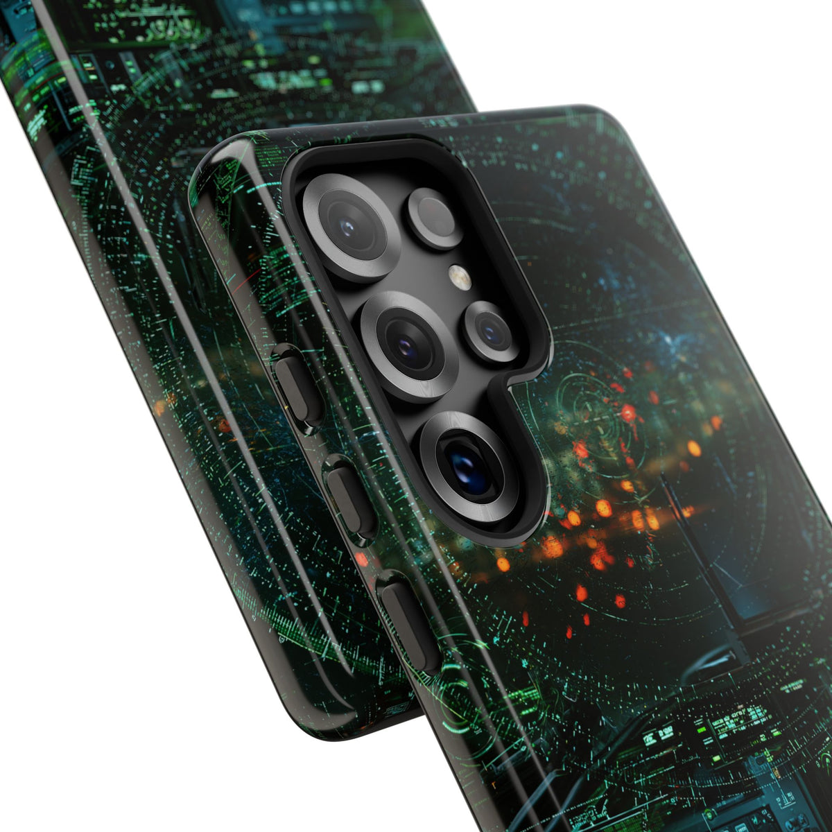 Tactical Avionics HUD · Tough Phone Case for Samsung · Green