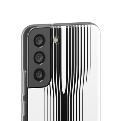 White Lite Phone Case for Samsung - Kinetic Mono Distortion