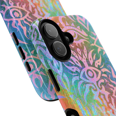 Chromatic Mystic Sigil · Tough 2.0 Magnetic Phone Case for iPhone · Blue