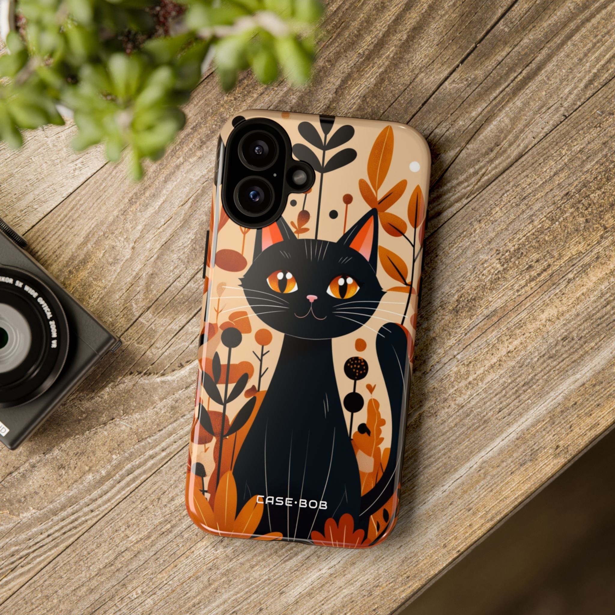 Whiskered Glow iPhone 16 Plus Case - Tough