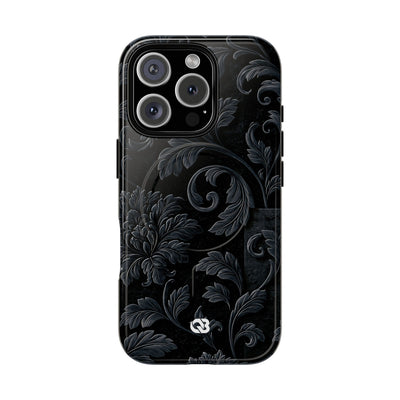 Obsidian Damask · Tough 2.0 Magnetic Phone Case for iPhone · Black