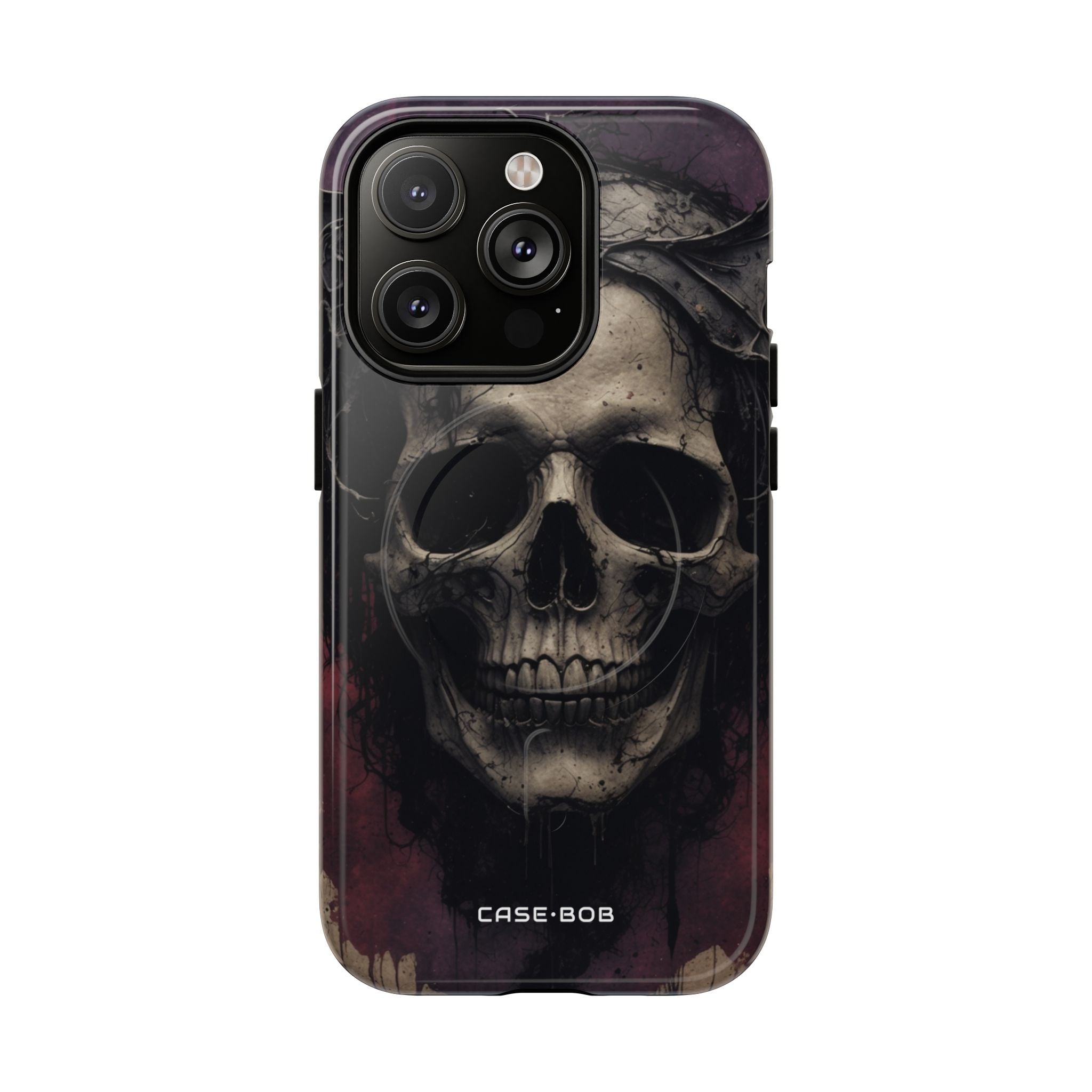 Gothic Skull Crown iPhone 14 Pro Case - Tough+