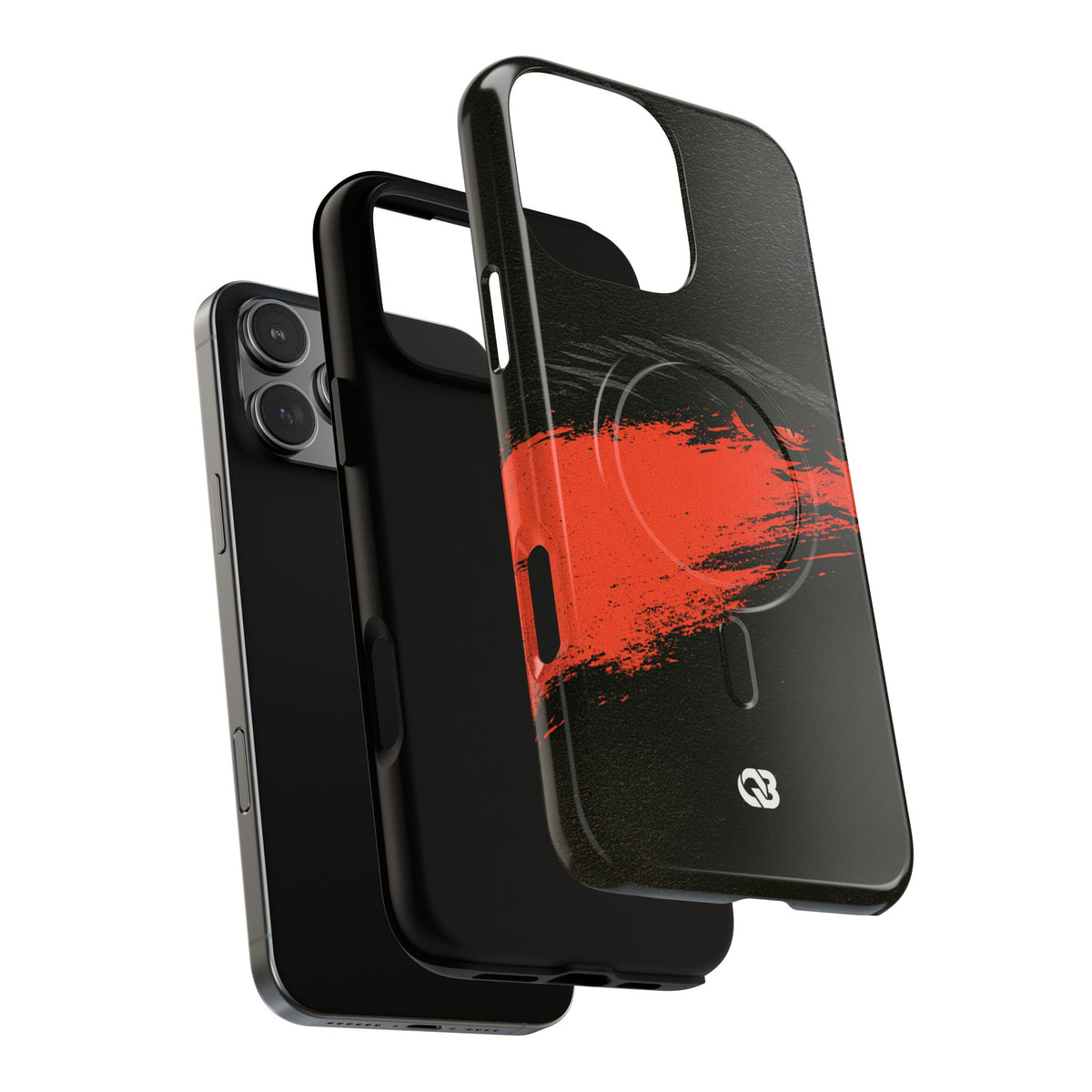 Crimson Raptor Noir · Tough 2.0 Magnetic Phone Case for iPhone · Black