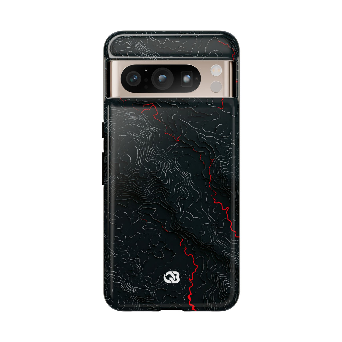 Crimson Rift · Tough Phone Case for Pixel ·  Black