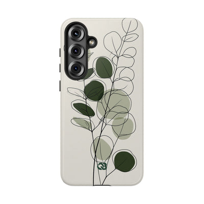 Eucalyptus Foliage Study · Tough Phone Case for Samsung · Green