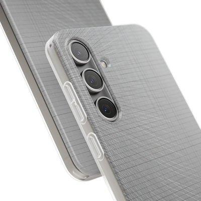 Grey Lite Phone Case for Samsung - Chrome Mesh Warp