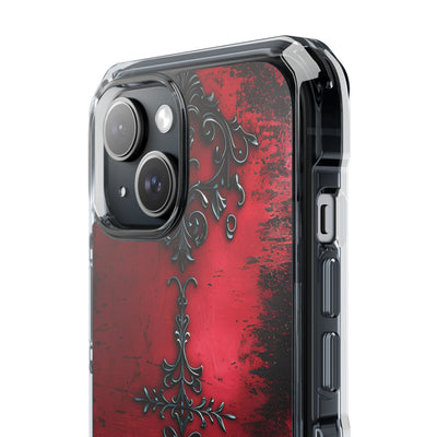 Crimson Gothic Filigree · Impact Phone Case for iPhone · Magsafe
